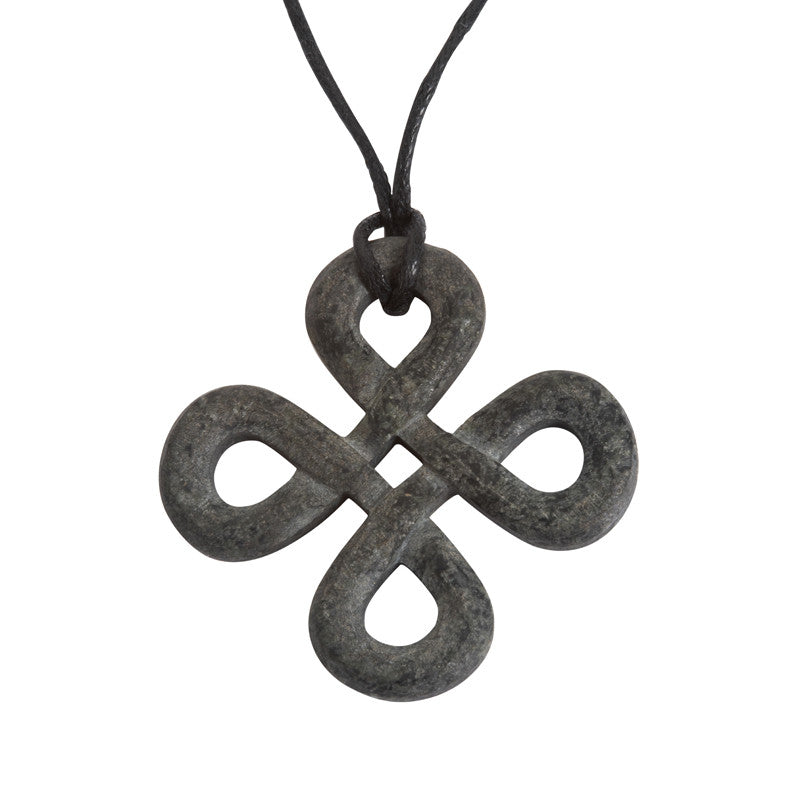 Preseli Bluestone Necklace Chinese Knot Leather