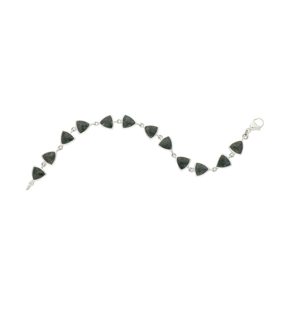 Preseli Bluestone Bracelet Triangle Silver