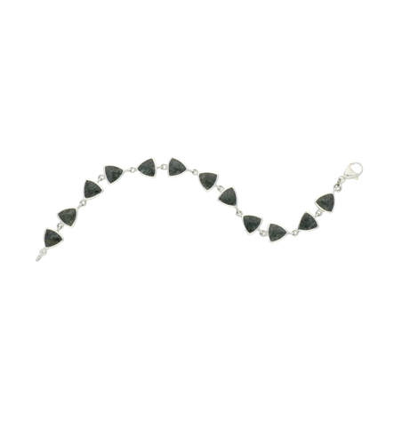 Preseli Bluestone Bracelet Triangle Silver