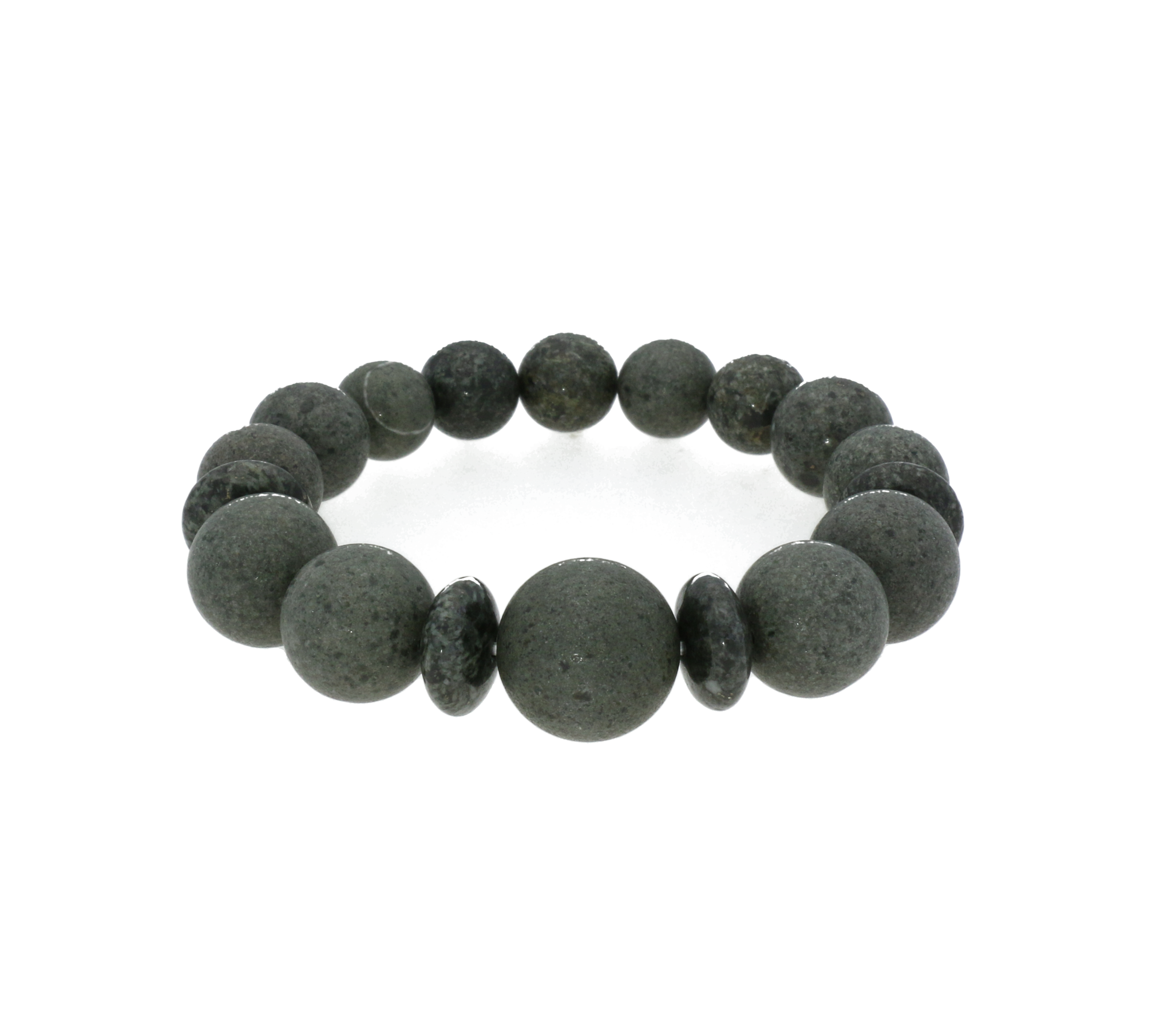 Preseli Bluestone Bracelet Stretch Graduating Bead