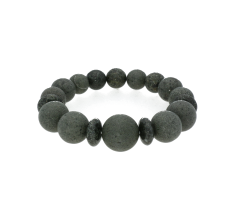 Preseli Bluestone Bracelet Stretch Graduating Bead