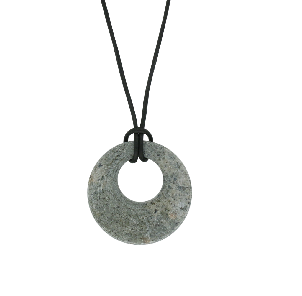 Preseli Bluestone Necklace Open Round Leather