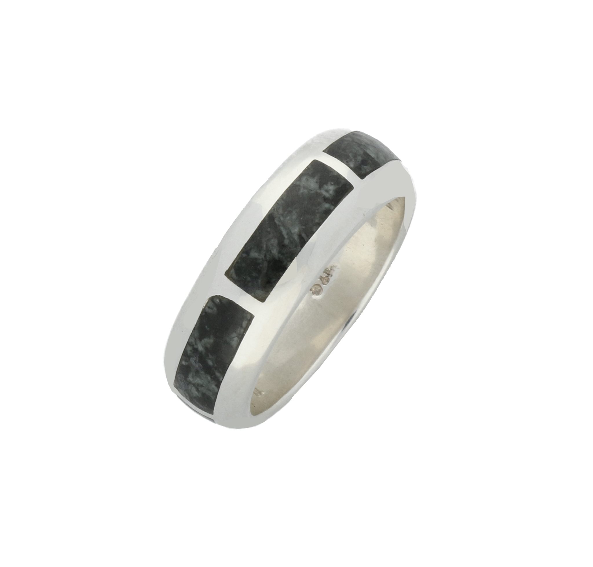 Preseli Bluestone Ring Oblong Silver