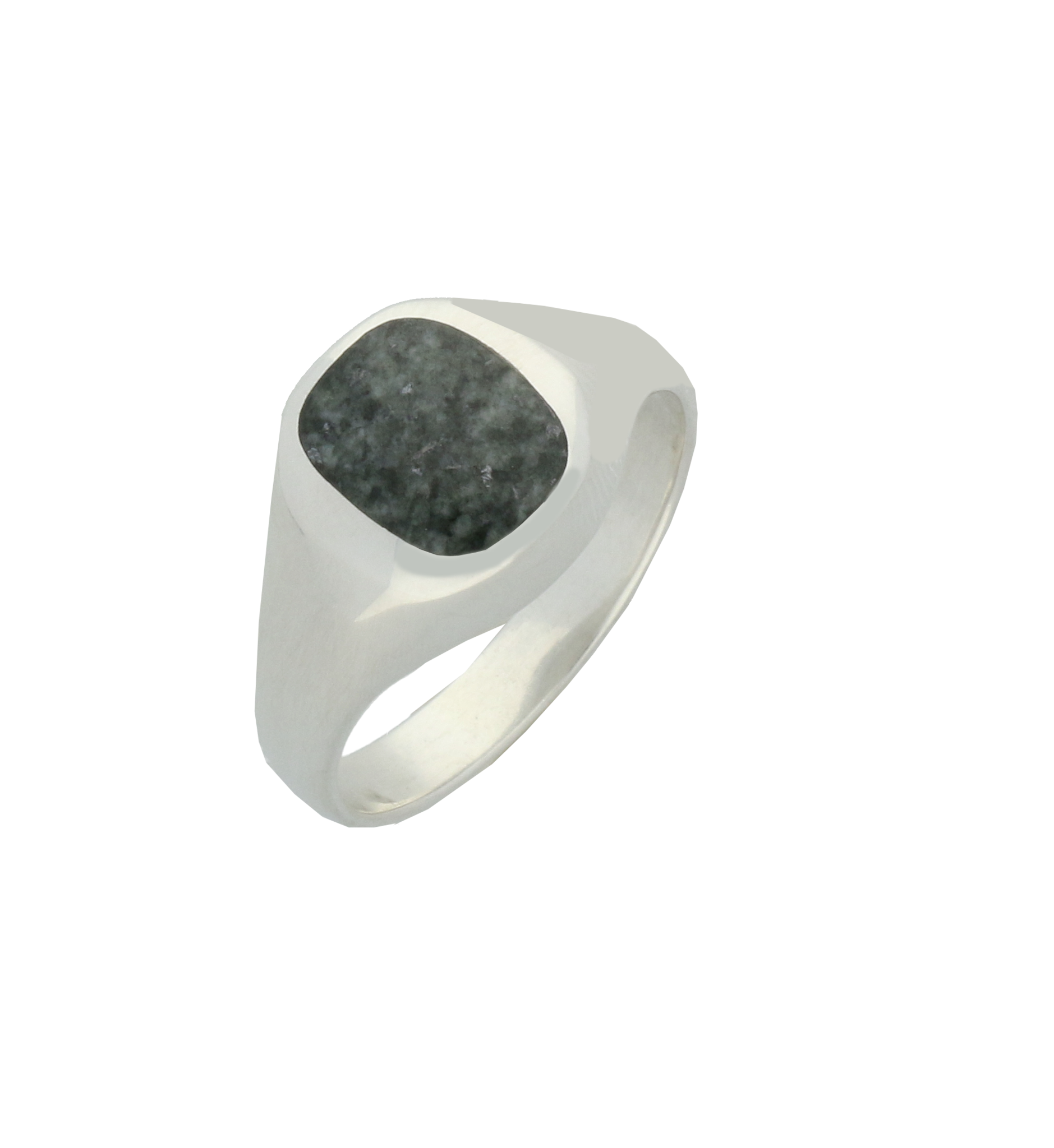 Preseli Bluestone Ring Cushion Silver